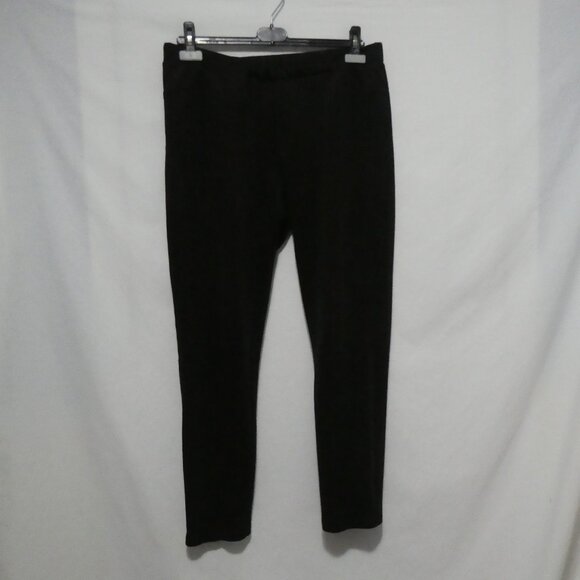 STUDIO POINT | 16.5 inch waist measured | Black Joggers | Faux Front Pockets - Picture 1 of 16